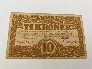 10 Kroner 1943 T