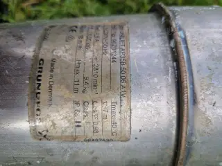Grundfos pumpe, spildevand 