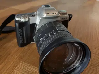 Pentax MZ-10 (sølv) + Objektiv & Flash