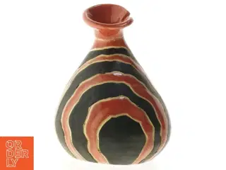 Farverig vase (str. 15 cm)