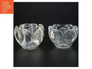 Glas lysestager (str. 8 x 12 cm)