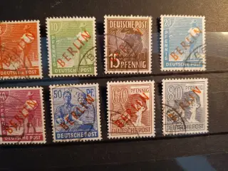 Berlin Afa nr. 21 - 34 stemplet