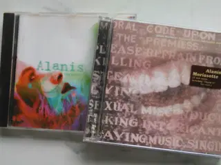 Alanis Morissette: 2 CD'er stk. 22 kr.