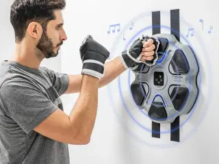 Beatfist genopladelig boksemaskine med musik