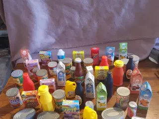 Miniature købmandsvarer