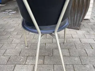 Spisebords stole m læder