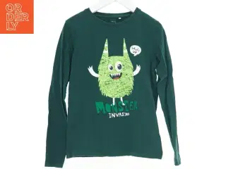 Langærmet T-shirt med monster design fra Name It (str. 122)