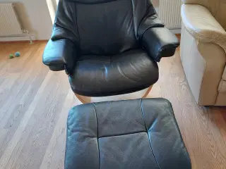 Stressless stol med skammel