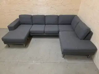 Daells-Bolighus U-sofa m/ Chaiselong – God Stand