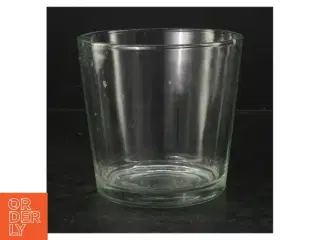Glas vase (str. Ø. 13,5 cm. længde, 13 cm)