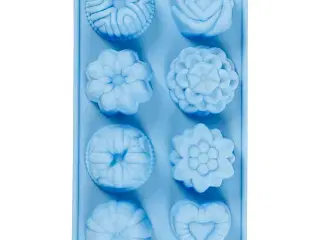 Silikoneform, små sandkager, H: 2,5 cm, L: 4 cm, B: 4,5 cm, 25 ml, 1 stk.