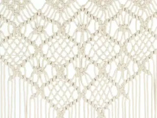 Macramégardin 140x240 cm bomuld