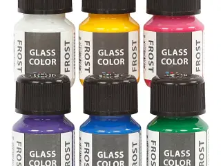 Glass Color Frost - 6x30ml Lak i Ass. Farver