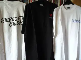 4 stk. reklame T-shirts
