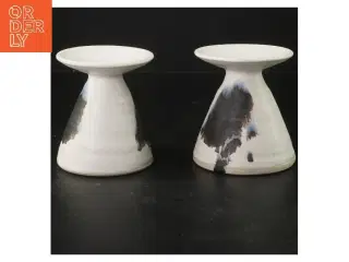 Keramik lysestager (str. 9 cm)