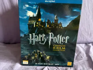 Harry Potter 1-8 Blu Ray Boks DK