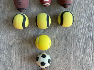 Viskelædere - bolde og en kasket
