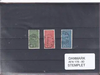 Danmark - AFA 178 - 80 -  Stemplet