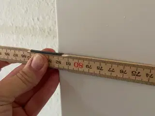Dør med facet slebet glas (uden karm)