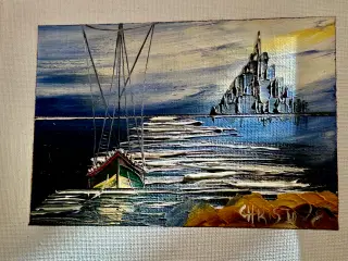 Vintage kunstbilleder sælges