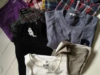 Blandet tøj, str. M L XL, God men brugt