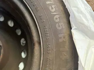 Sommerdæk på alufælge 