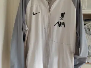 Liverpool træningstrøje, hvid og grå
