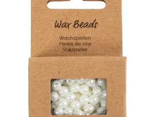 Voksperler, diam. 5 mm, hulstr. 1,7 mm, perlemor, 110stk./ 1 pk.