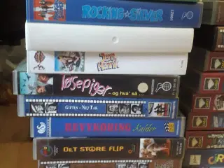 52 VHS-Bånd til Salg