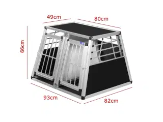 Dobbelt Hundebur Doggy 12