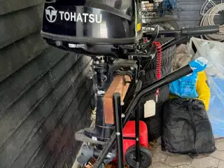 Bådmotor Tohatsu 4HK med ekstra tank