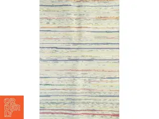 Multifarvet vævet tæppe (str. 90 x 55 cm)