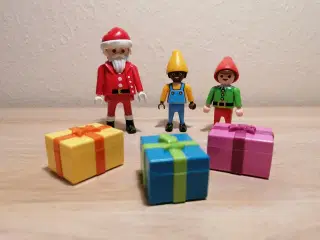 Play mobil julemand /2 alfer og 3 gavepakker