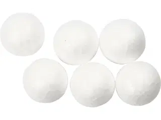 Hvide Styroporkugler 1,5 cm - 200 stk. til Håndværk