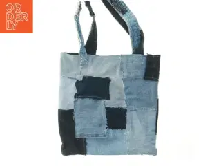 Patchwork denim taske (str. 33x31 cm)