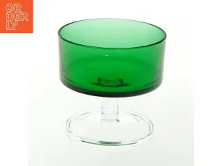 Grønt glas (str. H. 8,5 cm ø. 8,5 cm)