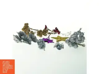 Diverse juledekorationer (str. 13x11 cm)
