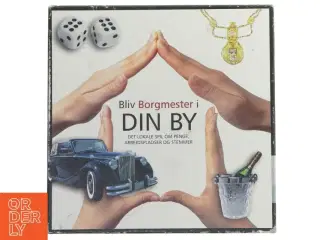 Brætspil, Bliv Borgmester i Din By (str. 27,5x27,5 cm)