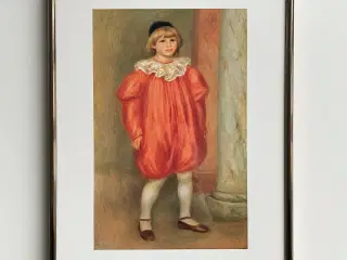 Renoir 1909, klovn i stribet guldramme