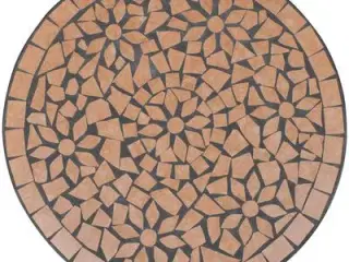 vidaXL bistrobord 60 cm mosaik terracotta