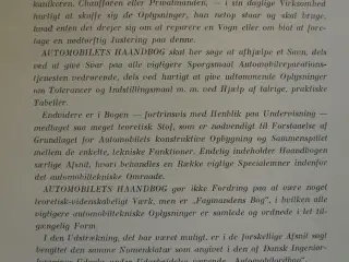 automobilets haandbog og vejledning for repationer