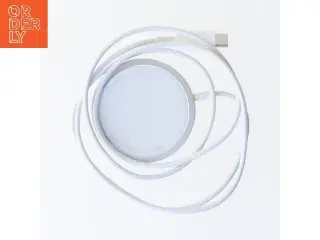 Trådløs oplader med USB-C kabel (str. Ø 5,5 cm)