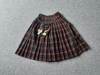 Vintage kilt/nederdel i uld