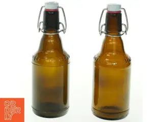 Genbrugsglasflaske med patentprop fra Flensburger Brauerei (str. 33 ml)