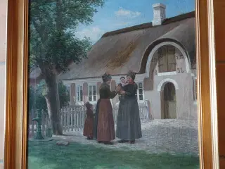 PETER RIBER ( 1863-1936 ) FANØ MALERI