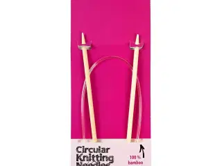 Bambus Rundpind 60 cm, 4 mm - Optimal Strikkeoplevelse