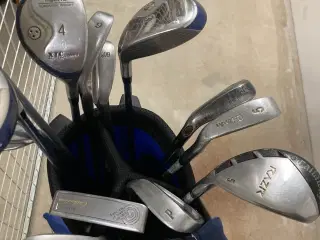 Golfudstyr og ny bærebag