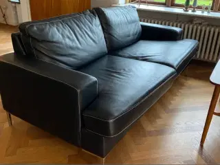Lædersofa 3 Personers 