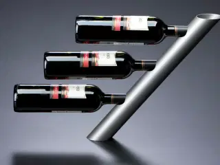Vinholder til 3 Flasker – Stilrent Design