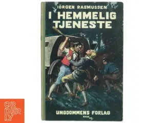 Vintage bog &#39;I Hemmelig Tjeneste&#39; fra Ungdommens Forlag